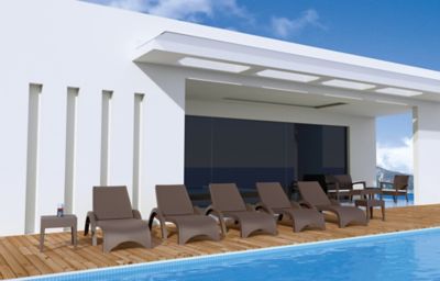 Image showing  Miami Square Patio Side Table