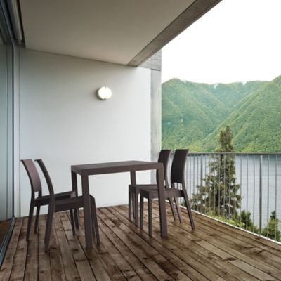 Siesta 5 pc. Orlando Square Dining Set, Brown