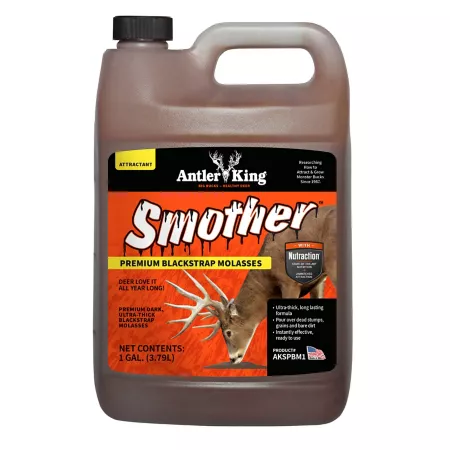 Antler King NY Smother Liquid Deer Attractant 1 gal. Game Attractants