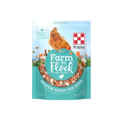 Purina Farm to Flock Protein Blend Hen Treats, 2 lb.