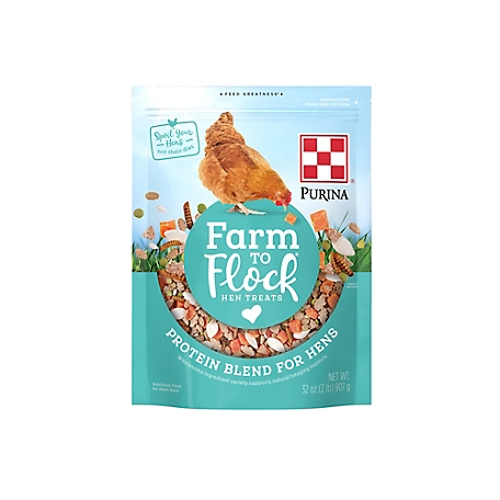 Purina Farm to Flock Protein Blend Hen Treats, 2 lb.