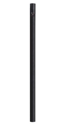 SOLUS 7 ft. Outdoor Direct Burial Lamp Post with Dusk to Dawn Photo Sensor, Fits 3 in. Post Top Fixtures, Black