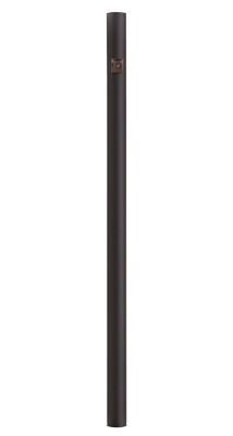 SOLUS 7 ft. Bronze Outdoor Direct Burial Lamp Post with Dusk to Dawn Photo Sensor, Fits 3 in. Post Top Fixtures