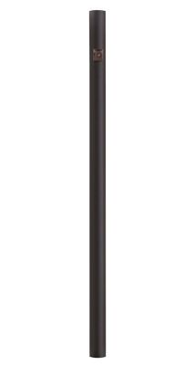 SOLUS 7 ft. Outdoor Direct Burial Lamp Post with Dusk to Dawn Photo Sensor, Fits 3 in. Post Top Fixtures, Bronze