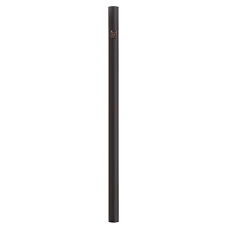 SOLUS 7 ft. Bronze Outdoor Direct Burial Lamp Post with Dusk to Dawn Photo Sensor, Fits 3 in. Post Top Fixtures