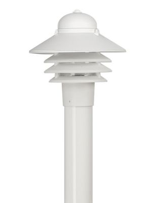 SOLUS Nautical 1-Light Post-Mount Walkway Light, White, 4,000K