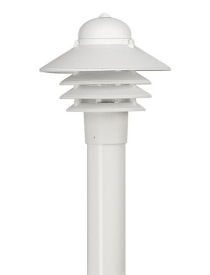 SOLUS 900-Lumen 9.5W Nautical 1-Light Post-Mount Walkway Light, White, 4,000K