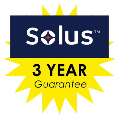 Image showing 5 th SOLUS 900-Lumen 9.5W Nautical 1-Light Post-Mount Walkway Light, White, 3,000K