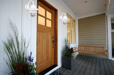 Image showing  13 in. x 10 in. Outdoor 1-Light LED Nautical Wall-Mount Sconce, Clear, 4,000K