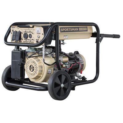Image showing  7,500/6,000-Watt Dual-Fuel Portable Generator