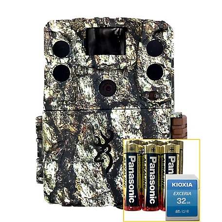 Browning Trail Cameras 20 MP Command Ops Elite Combo Pack with Batteries and 32GB SD Card