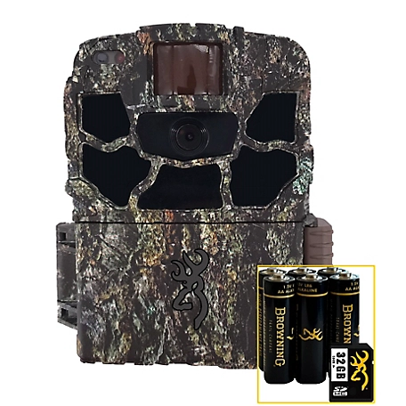 Browning Trail Cameras 22 MP Dark Ops Full HD Combo Pack with Batteries and 32GB SD Card