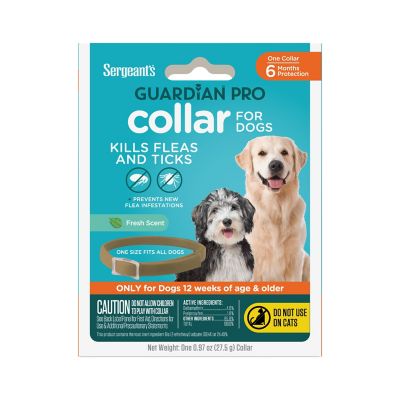 Sergeant's Guardian Pro Flea and Tick Collar for Dogs