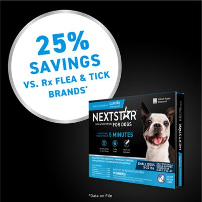 Image showing 5 th NextStar Flea and Tick Topical Treatment for Small Dogs, 3-Month Supply, 3 ct.