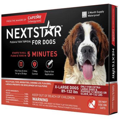 NextStar Flea and Tick Topical Treatment for X Large Dogs 3 Month Supply 3 ct. at Tractor Supply Co