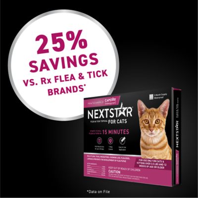 Image showing  Flea and Tick Topical Treatment for Cats, 3-Month Supply, 3 ct.