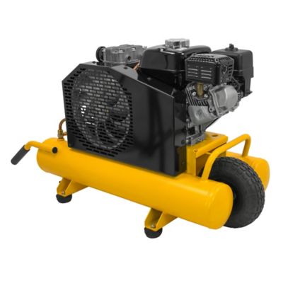 Image showing  5.5 HP 8 gal. Single-Stage Honda GX Wheelbarrow Air Compressor
