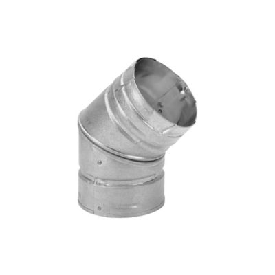 DuraVent PelletVent 3 in. 45-Degree Elbow Pipe, 3PVL-E45S