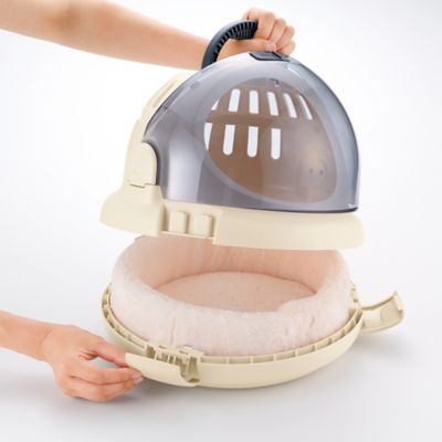Image showing  Space Capsule Poly Pet Carrier and Bed