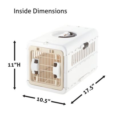 Image showing  2-Door Foldable Polypropylene Pet Carrier