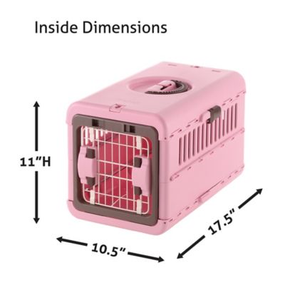 Image showing 5 th Richell 2-Door Foldable Polypropylene Pet Carrier