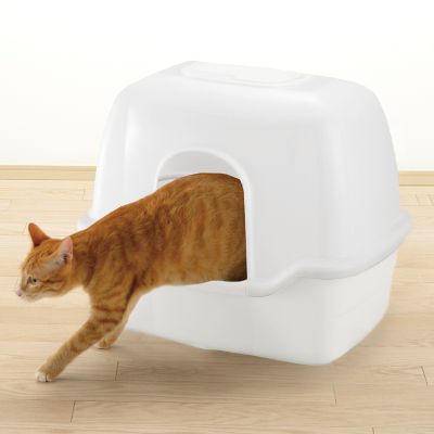 Image showing  Paw Trax Wide Hooded Cat Litter Box