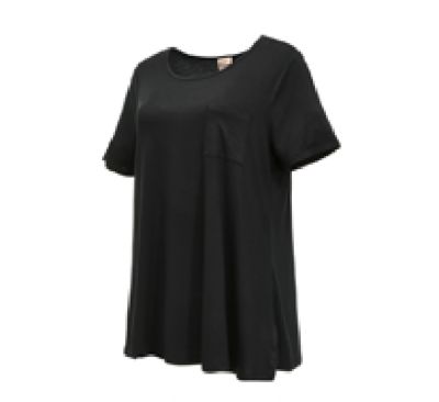 Image showing  Women's V-Neck Short-Sleeve Pocket T-Shirt