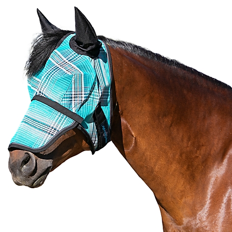 Kensington Signature Fly Mask w/Removable Nose, Soft Mesh Ears & Forelock opening