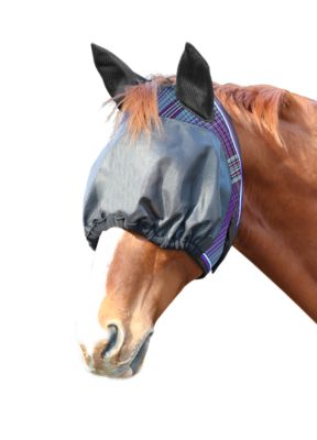 Kensington UViaitor Dartless Fly Mask w/Web Trim & Soft Ears w/Forelock Opening