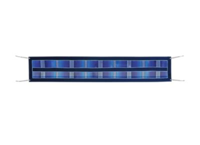 Image showing  Aisle Guard with Hardware and Chain Sides, 24 in., Kentucky Blue