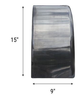 Image showing 5 th Carry-On Trailer Fender with Back, 9 in. x 32 in.