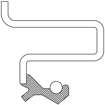 National Auto Trans Output Shaft Seal, BCZK-NAT-3459