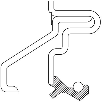 National Auto Trans Output Shaft Seal, BCZK-NAT-3543