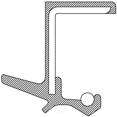 National Auto Trans Output Shaft Seal, BCZK-NAT-710109