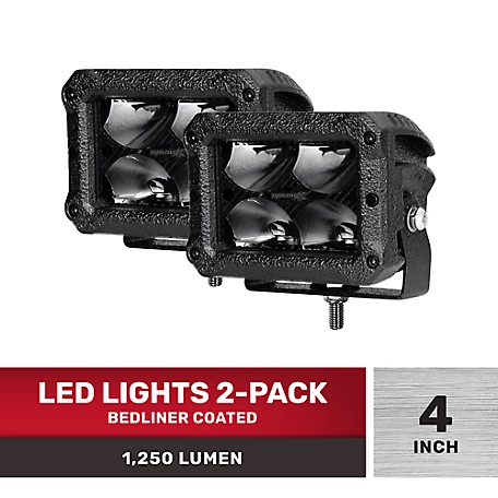 TravellerX 1,250 Lumen Offroad Lights, 4.17 in., 2-Pack