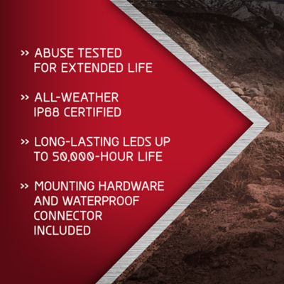 Image showing  1,250-Lumen Offroad Lights, 4.17 in., 2-Pack