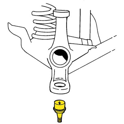 MOOG Chassis Suspension Ball Joint, BCCH-MOO-K7403