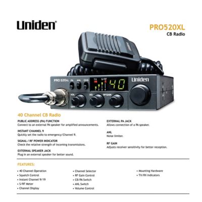 Image showing  40-Channel 4W Compact CB Radio