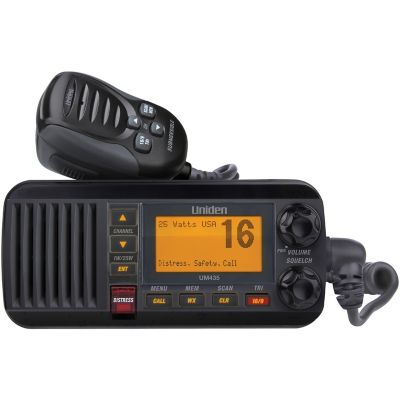 Uniden 25W Fixed-Mount Marine Radio with DSC, Black