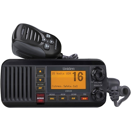 Uniden 25W Fixed-Mount Marine Radio with DSC, Black