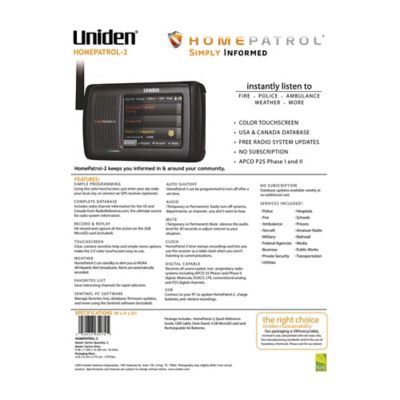 Image showing 5 th Uniden HomePatrol 2 Handheld Scanner, UNNHMPATROL2