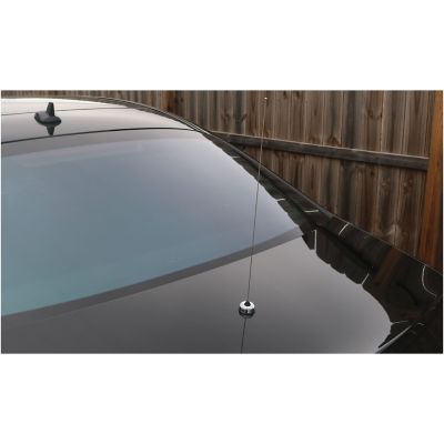 Image showing  Pre-Tuned 1/4-Wave NMO Antenna, 150-162 MHz VHF, Silver