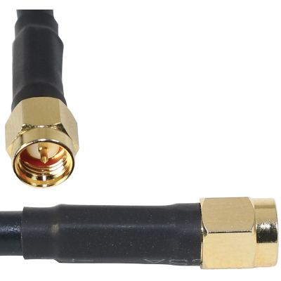 Image showing  NMO 3/8 in.-3/4 in. Hole Mount with Cable and SMA Male Connector