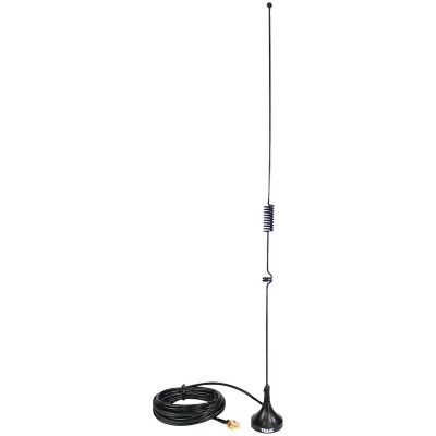 Tram Dual-Band Magnet Antenna with SMA-Female Connector, 144 MHz/430 MHz, Black
