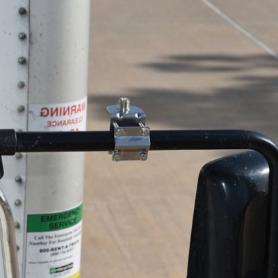 Image showing  Stainless Steel SO-239 to SO-239 Antenna Mirror Mount