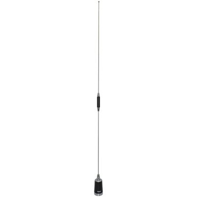 Tram Pre-Tuned Amateur Dual-Band NMO Antenna, 144-148 MHz VHF/430-450 MHz UHF, Silver