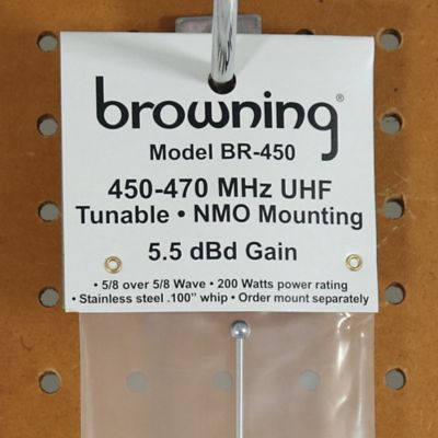 Image showing 6 th Browning Land Mobile NMO Antenna, 450-470 MHz UHF 5 dBd Gain, 34.5 in.