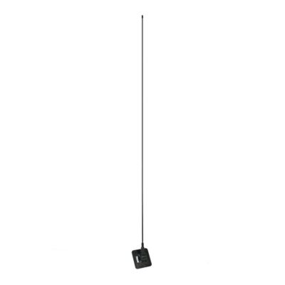 Image showing  Dual-Band Pre-Tuned Amateur Glass-Mount Antenna, 144 MHz/440 MHz, Black