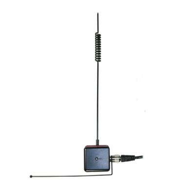 Image showing  Dual-Band Pre-Tuned Amateur Glass-Mount Antenna, 144 MHz/440 MHz, Black