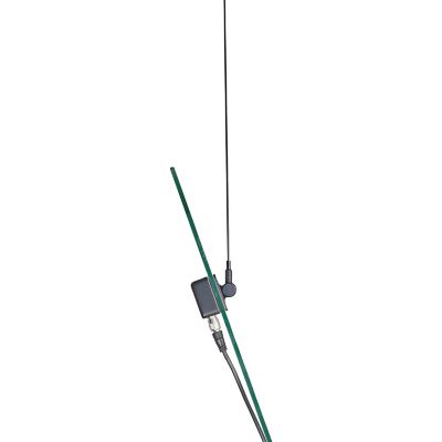 Tram Pre-Tuned Glass-Mount Antenna, 150 MHz, Black